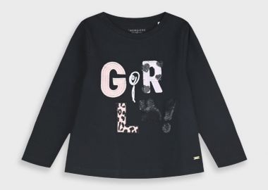 Μακρυμάνικη μπλούζα | ΜΑΥΡΟ - Energiers - 